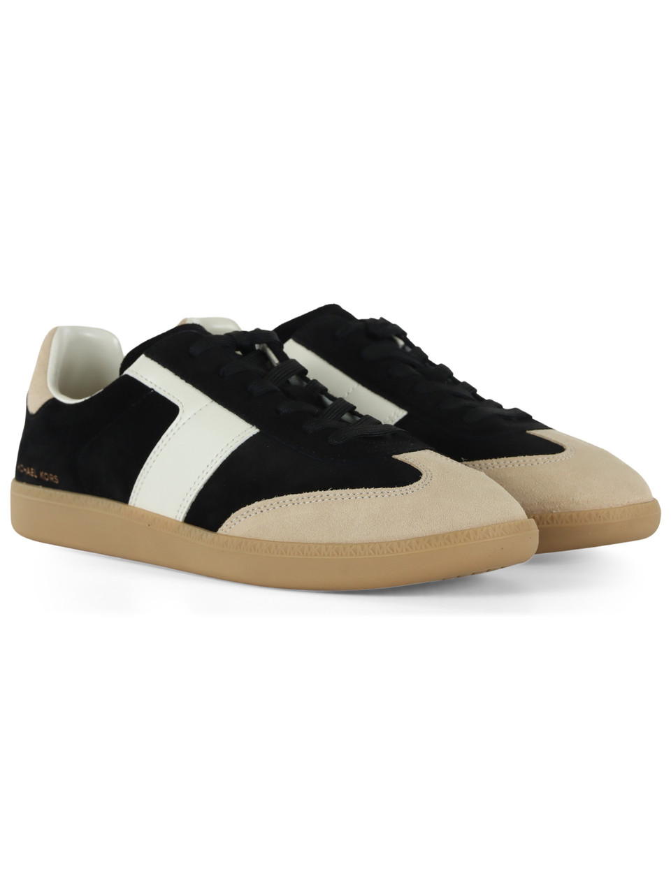 NERO | Sneakers in suede JOVIE con inserti a contrasto
