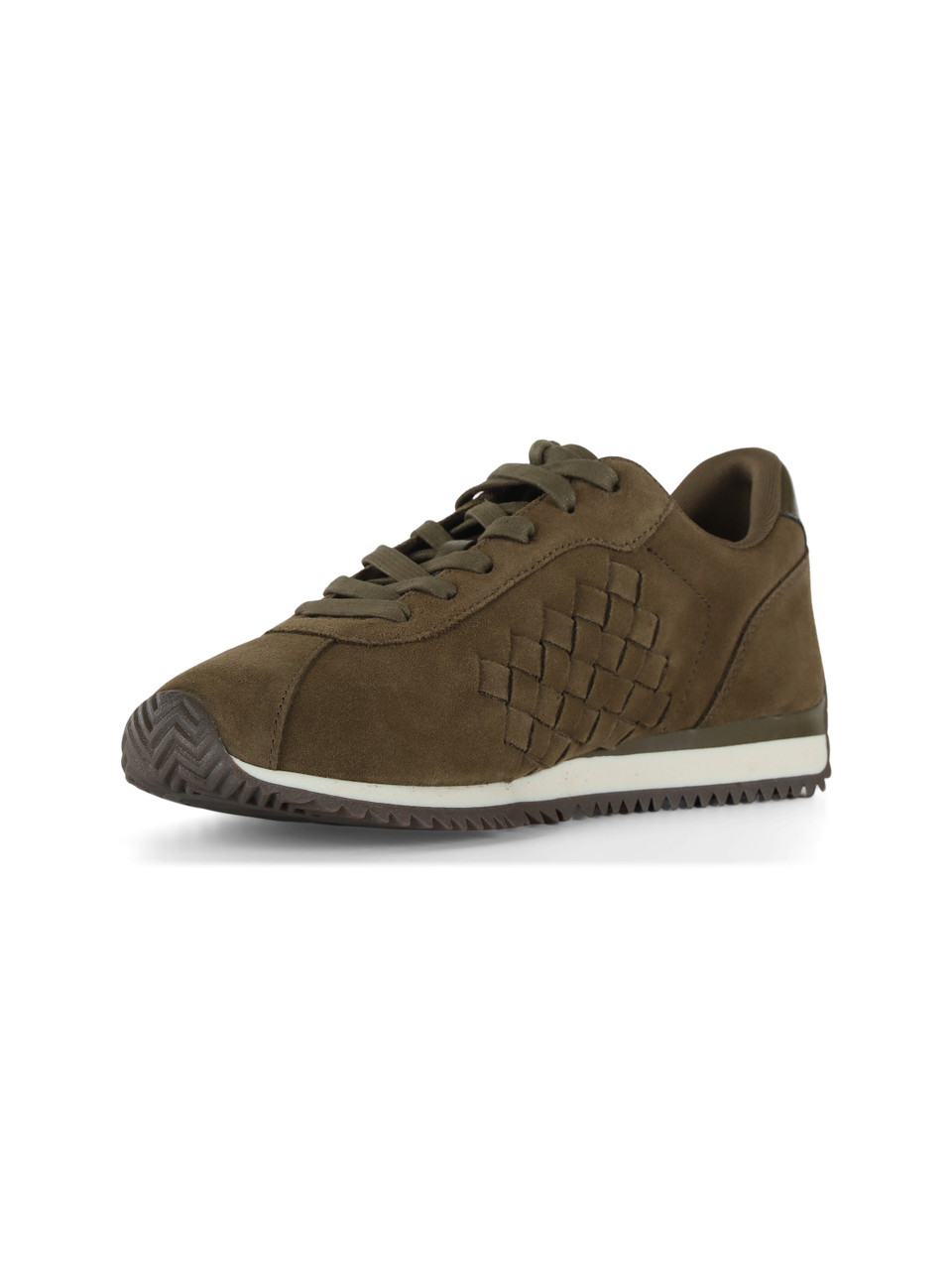 VERDE MILITARE | Sneakers in suede ed ecopelle RHODES TRAINER