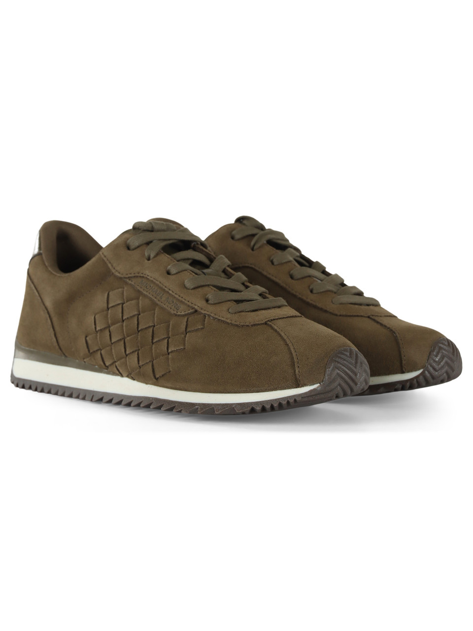 VERDE MILITARE | Sneakers in suede ed ecopelle RHODES TRAINER