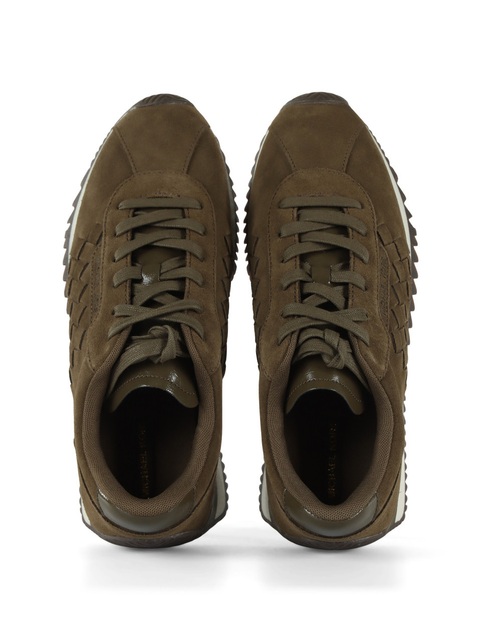 VERDE MILITARE | Sneakers in suede ed ecopelle RHODES TRAINER