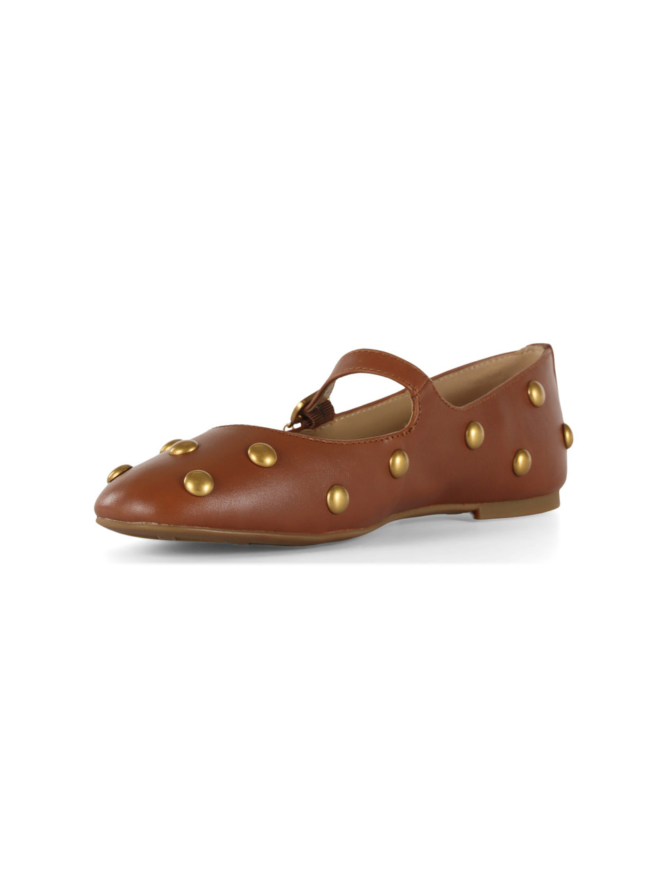 CUOIO | Ballerine in pelle NELLIE con borchie applicate