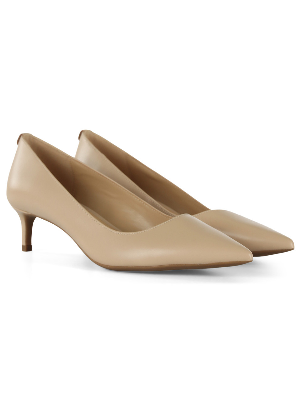 NUDE | Décolleté in pelle ALINA con tacco kitten