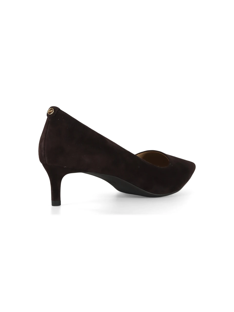 MARRONE | Décolleté in suede ALINA con tacco kitten