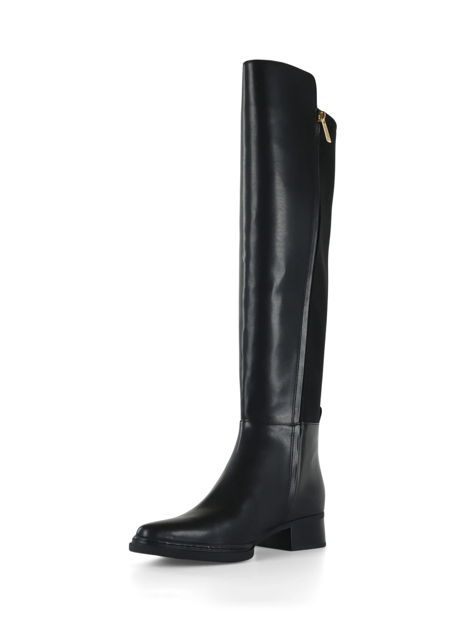 NERO | Stivali in ecopelle e tessuto stretch LEX