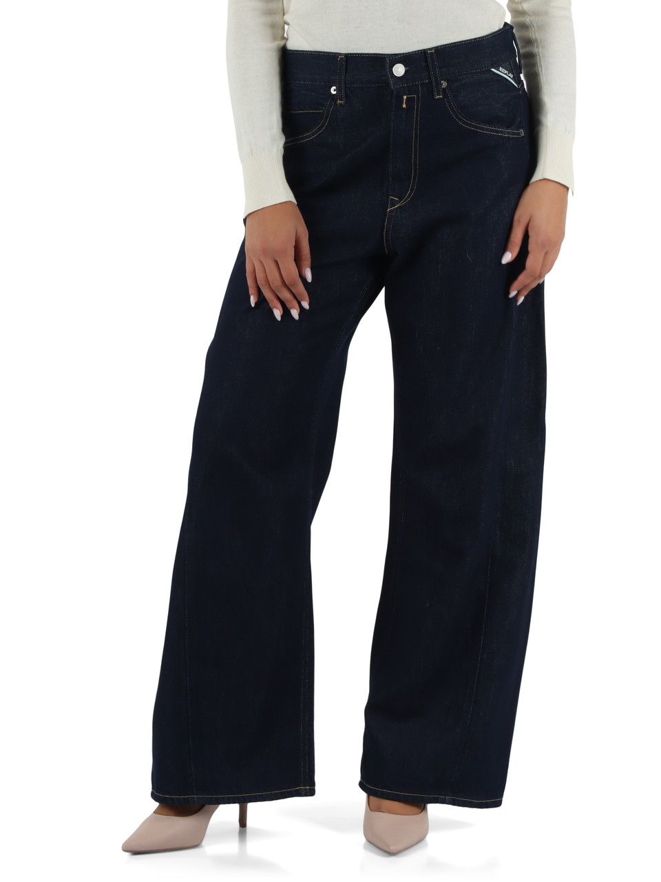 BLU SCURO | Pantaloni jeans NARJA Low Waist Baggy Fit