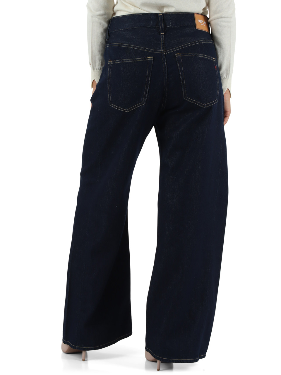 BLU SCURO | Pantaloni jeans NARJA Low Waist Baggy Fit