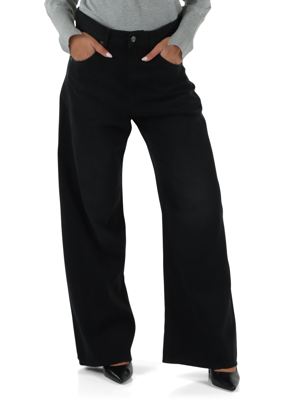 NERO | Pantaloni jeans NARJA Low Waist Baggy Fit