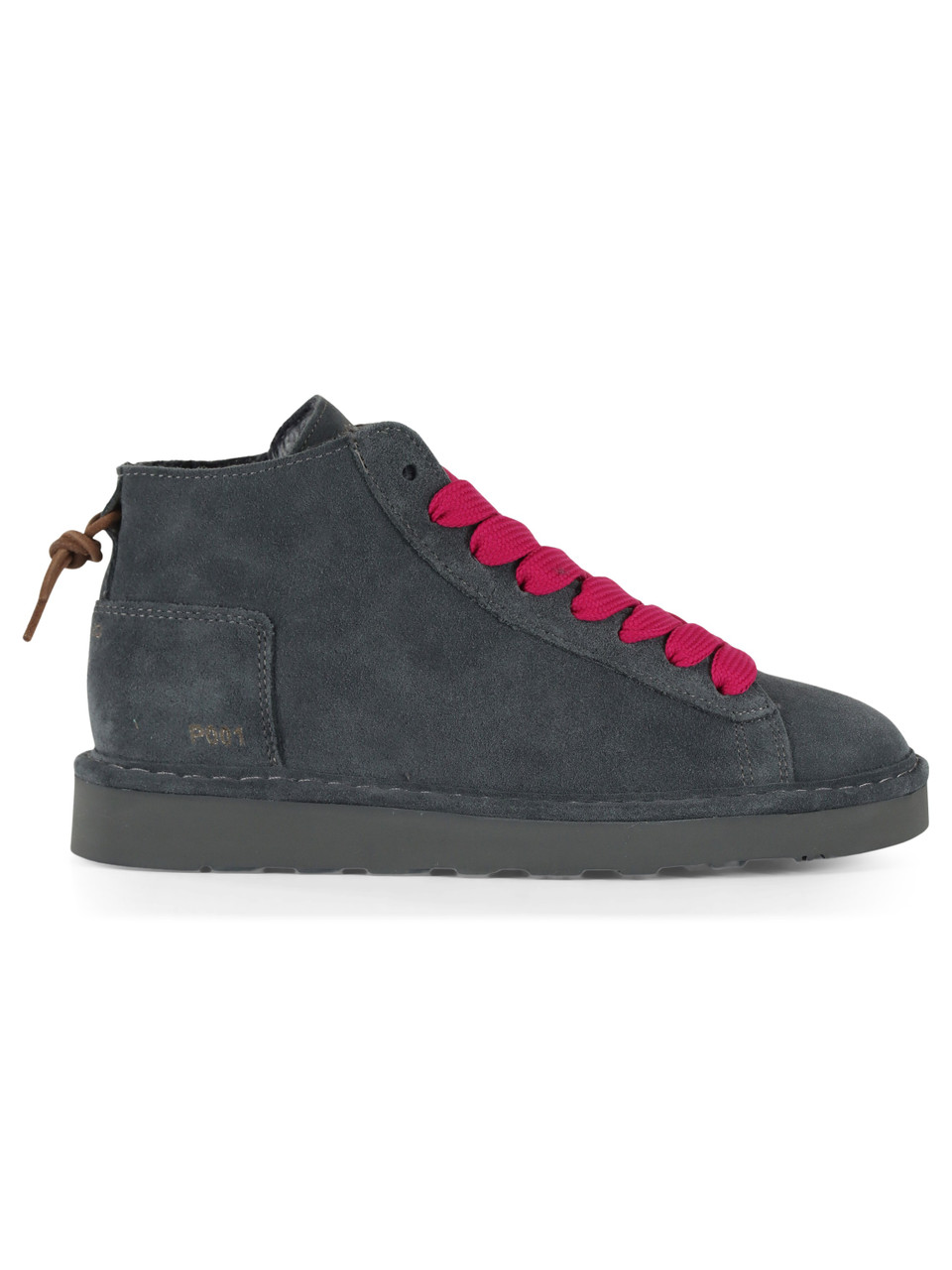 GRIGIO SCURO | Scarponcini in suede P001 ICON