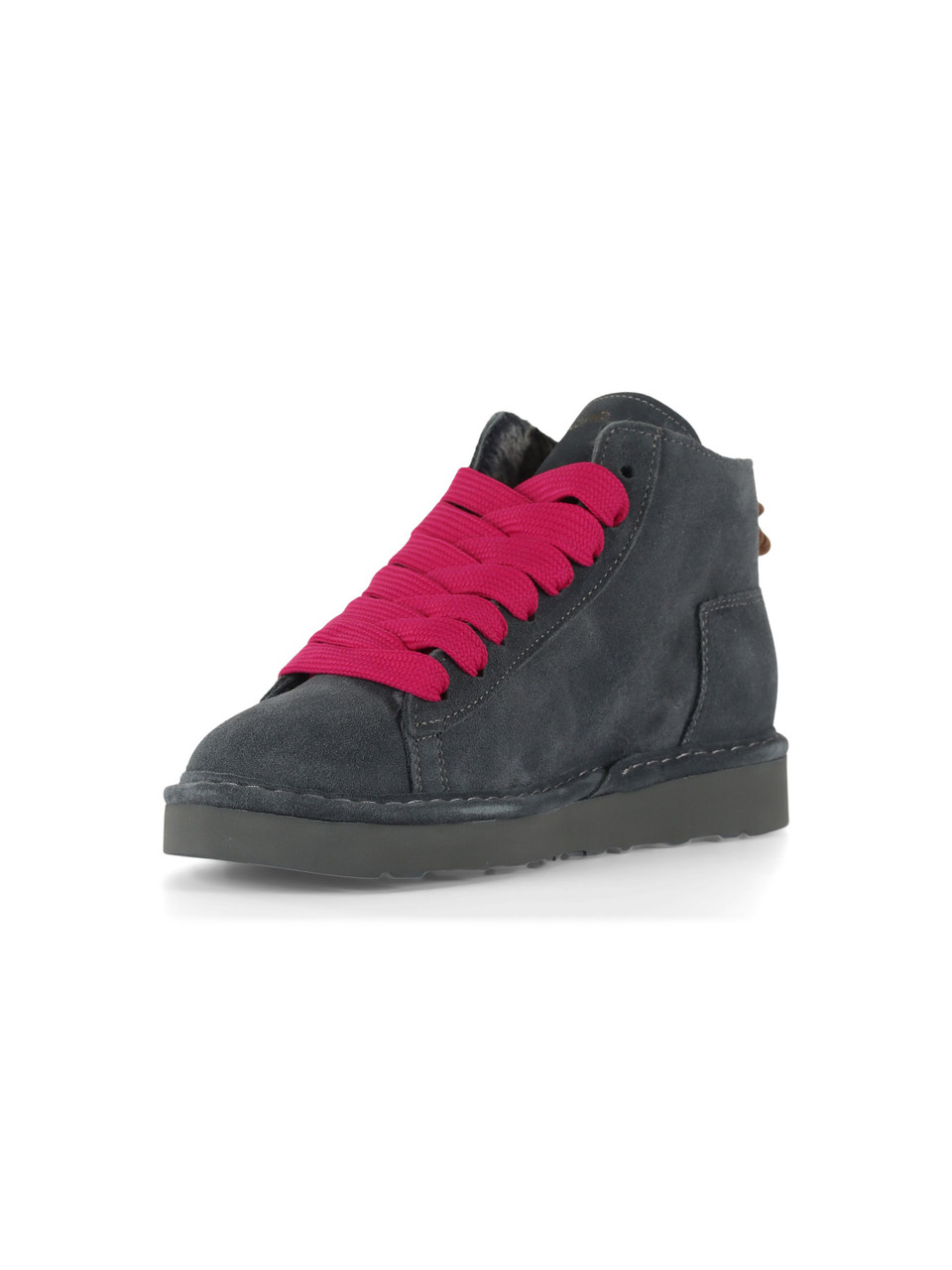 GRIGIO SCURO | Scarponcini in suede P001 ICON