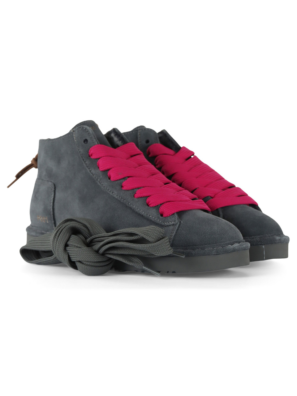 GRIGIO SCURO | Scarponcini in suede P001 ICON