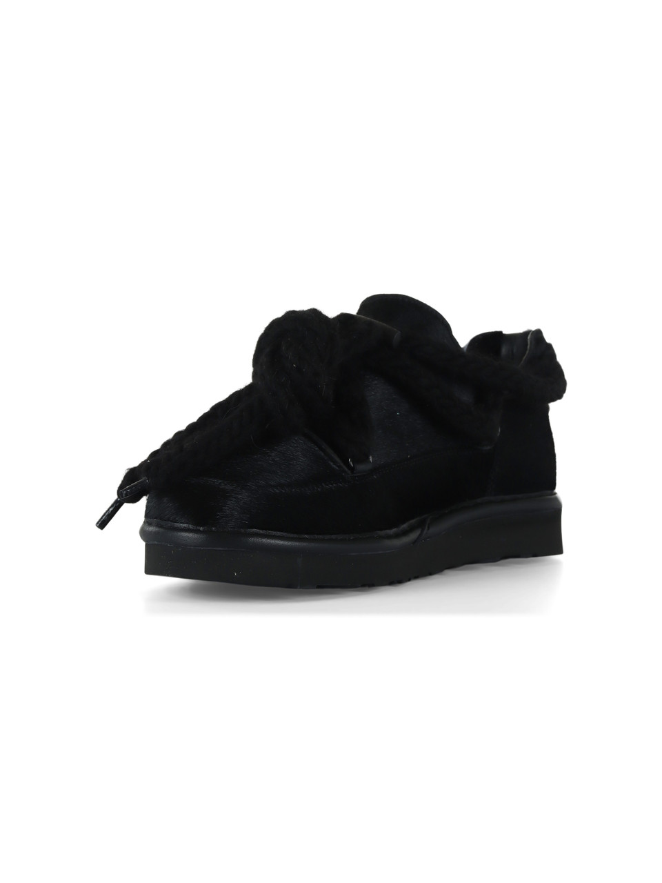 NERO | Stivaletto P021 COZY in cavallino con interno in shearling