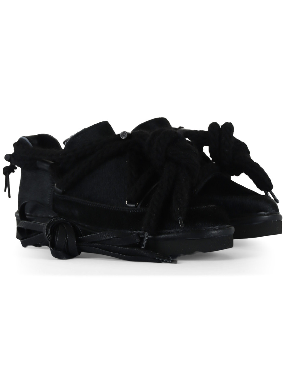 NERO | Stivaletto P021 COZY in cavallino con interno in shearling