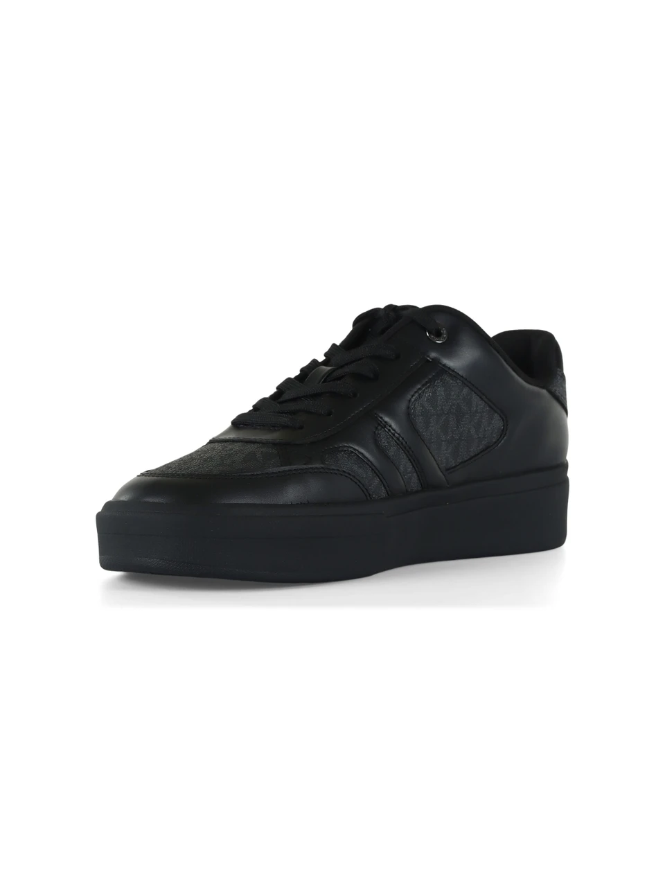 NERO | Sneakers in pelle DANE con stampa logo