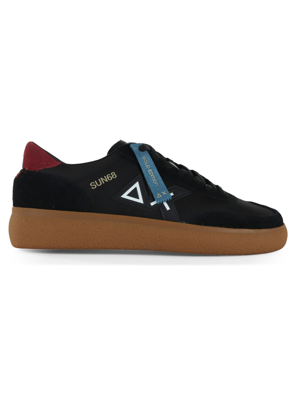 NERO | Sneakers in pelle ed ecopelle LUIS NYLON