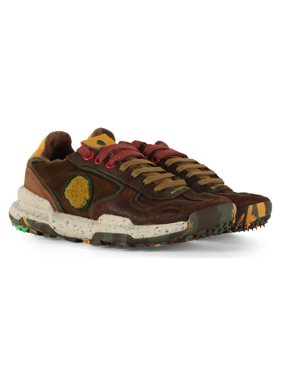 marrone scuro | Sneakers in pelle CHACRONA PREM EVO