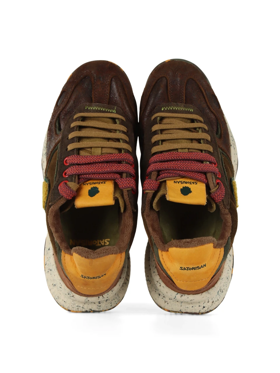 marrone scuro | Sneakers in pelle CHACRONA PREM EVO