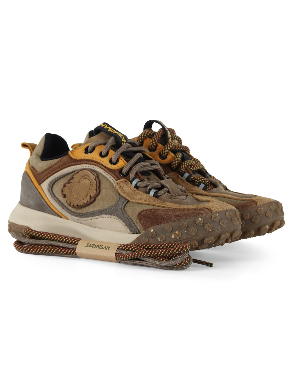 MARRONE CHIARO | Sneakers JACUBE ORIGIN in tessuto e pelle