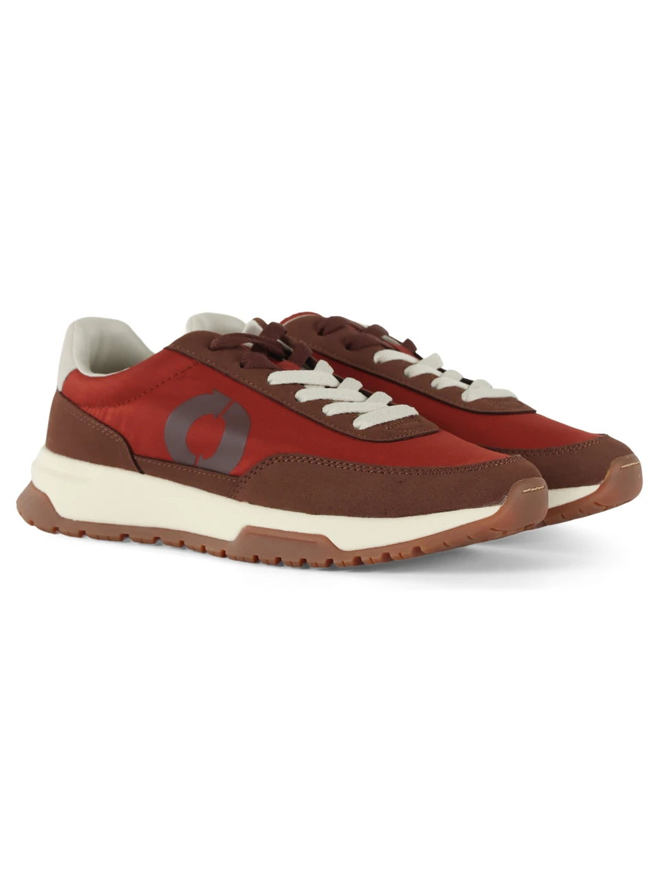ROSSO | Sneakers in tessuto ed eco suede VENTURA