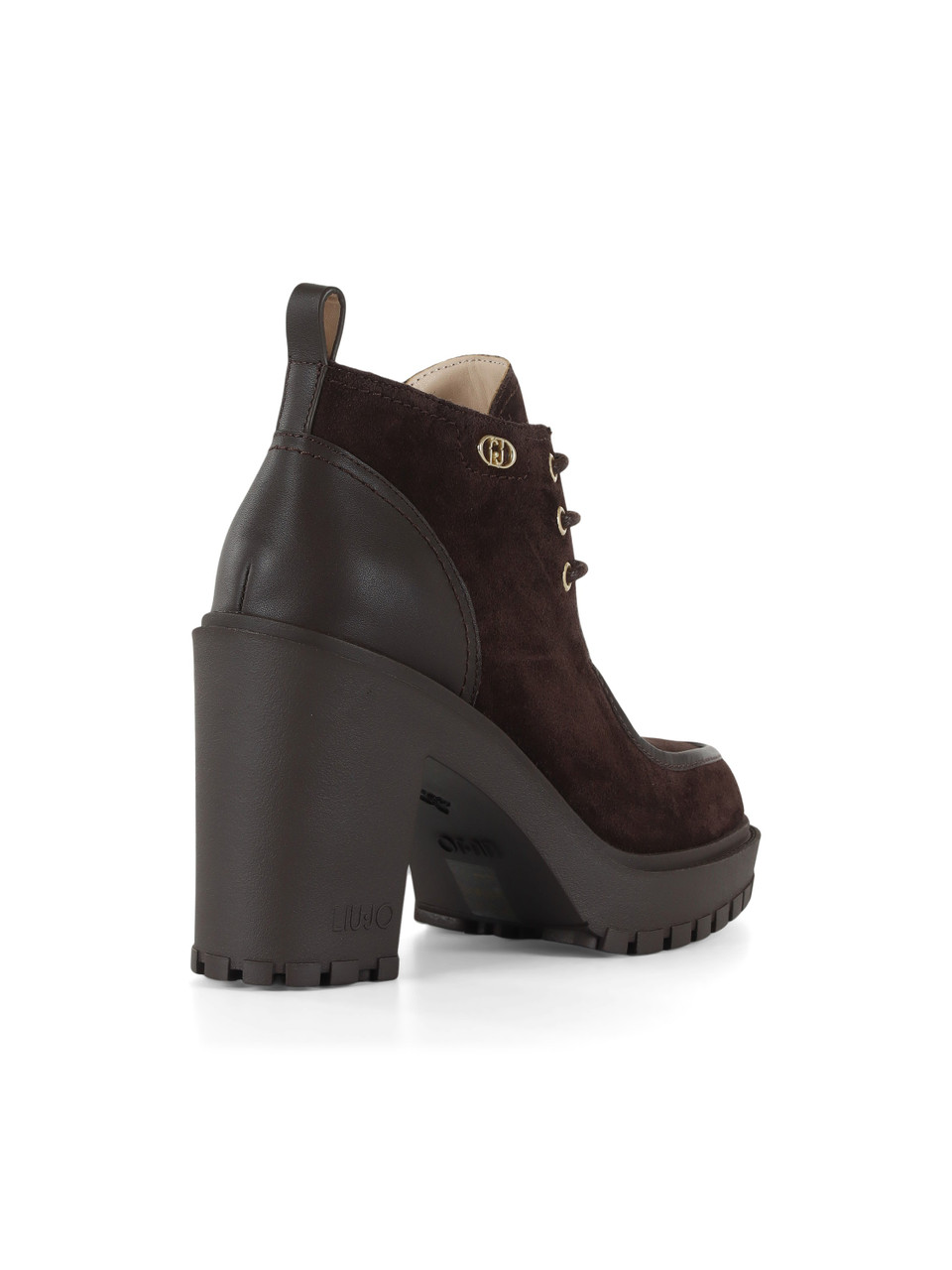 MARRONE | Stivaletti stringati RUBY 10 in suede