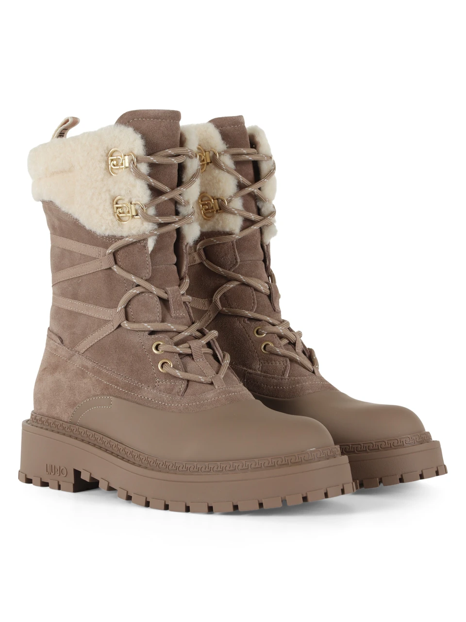 TORTORA | Anfibi in pelle ed ecopelliccia RUMI 44