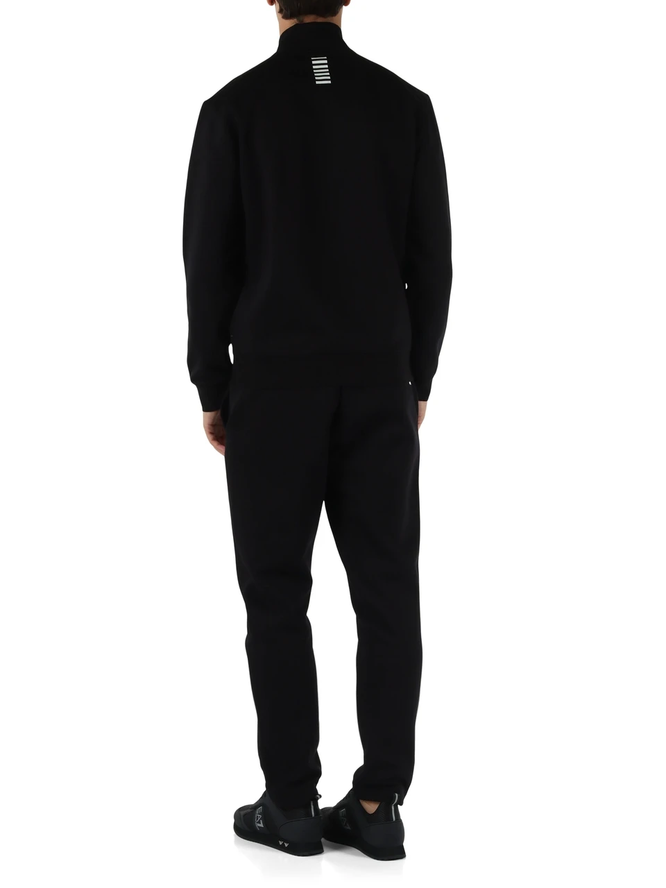 NERO | Tura sportiva regular fit in cotone felpato