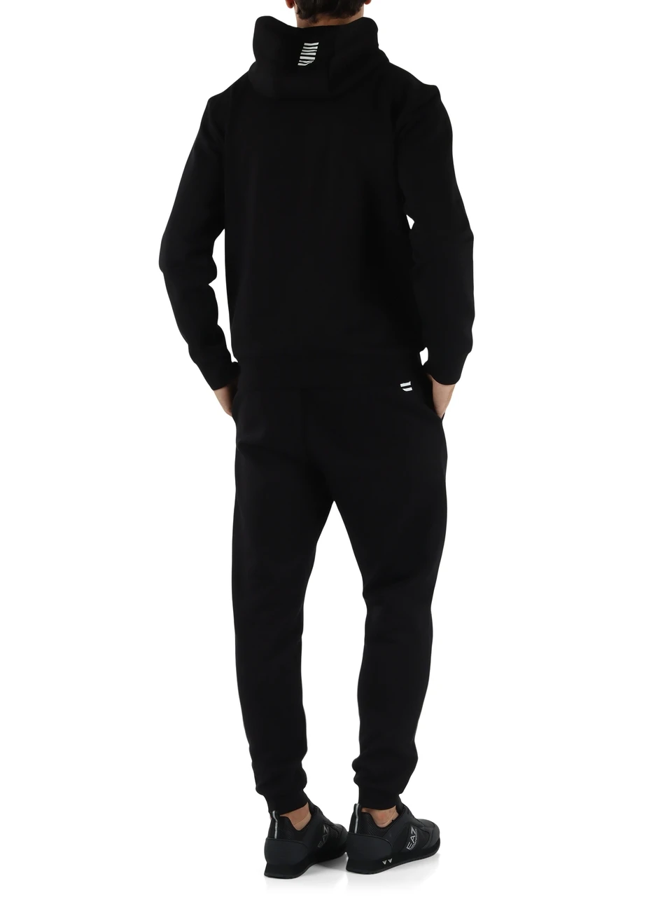 NERO | Tura sportiva regular fit in cotone felpato