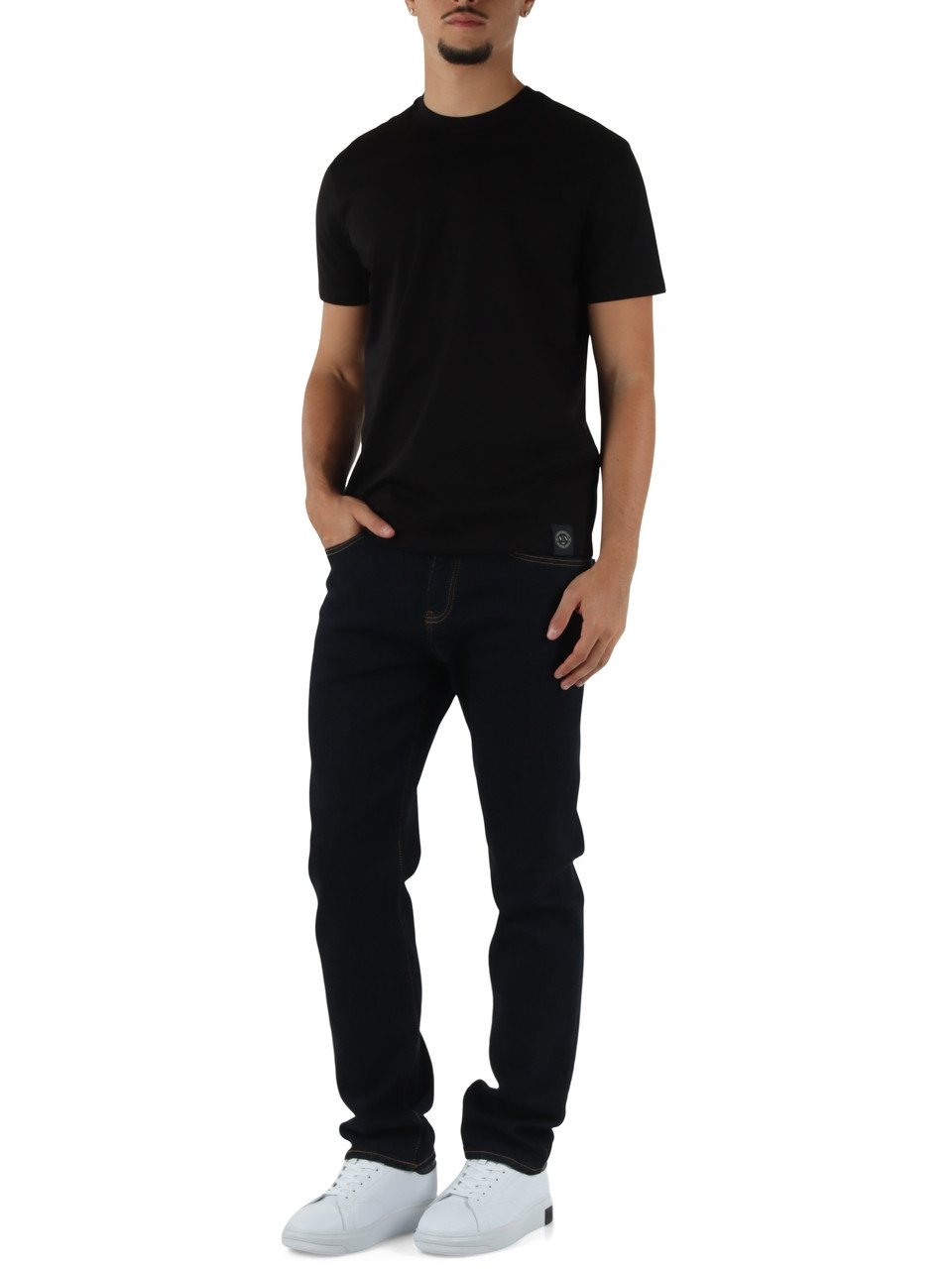 NERO | T-shirt in cotone extra slim fit