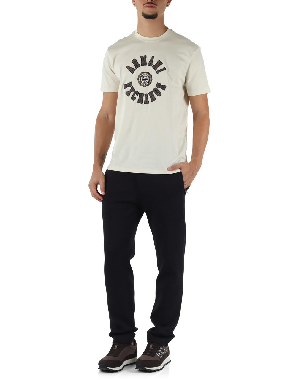BLU SCURO | Pantaloni in misto cotone