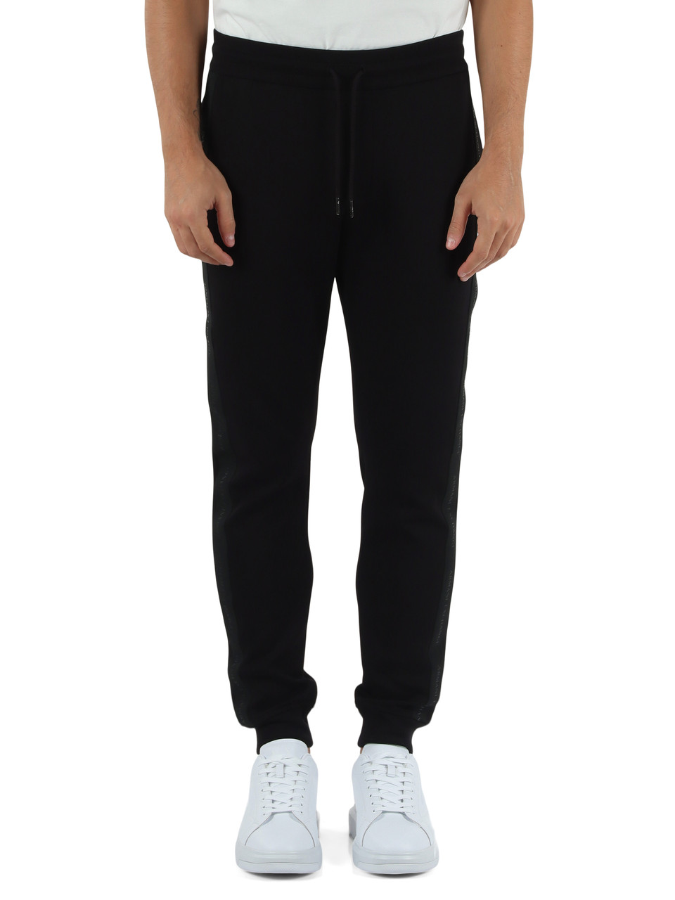 NERO | Pantaloni sportivi in misto cotone