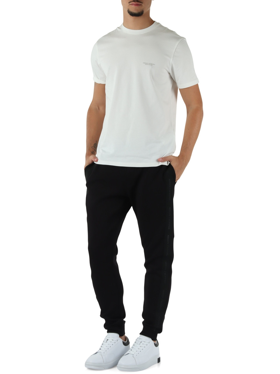 NERO | Pantaloni sportivi in misto cotone