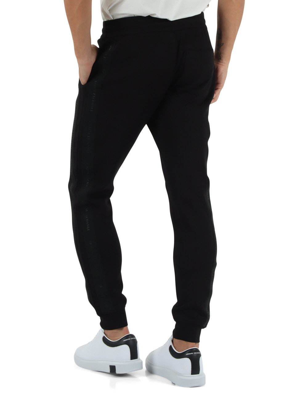 NERO | Pantaloni sportivi in misto cotone