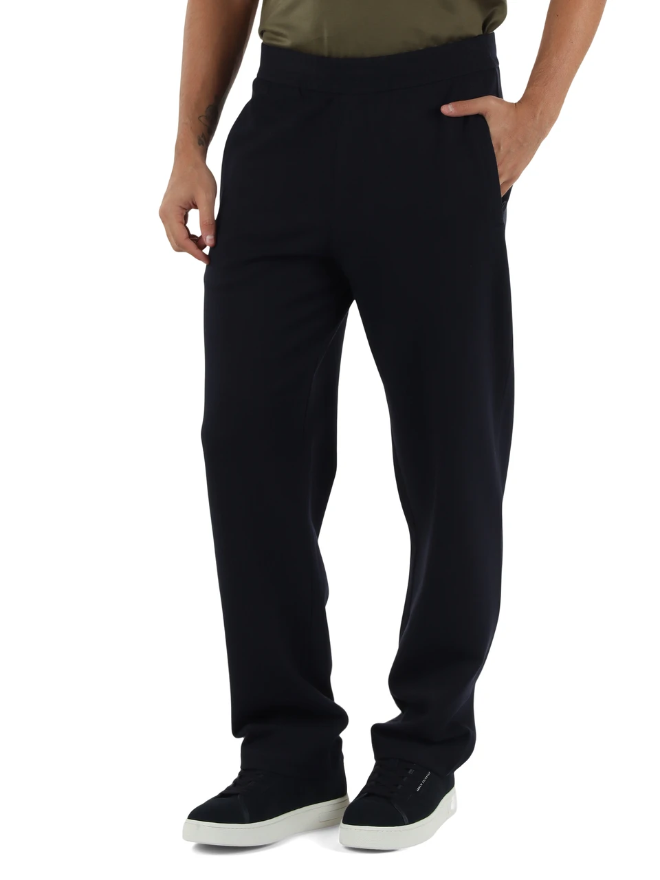 BLU SCURO | Pantaloni sportivi Travel Essential in misto viscosa