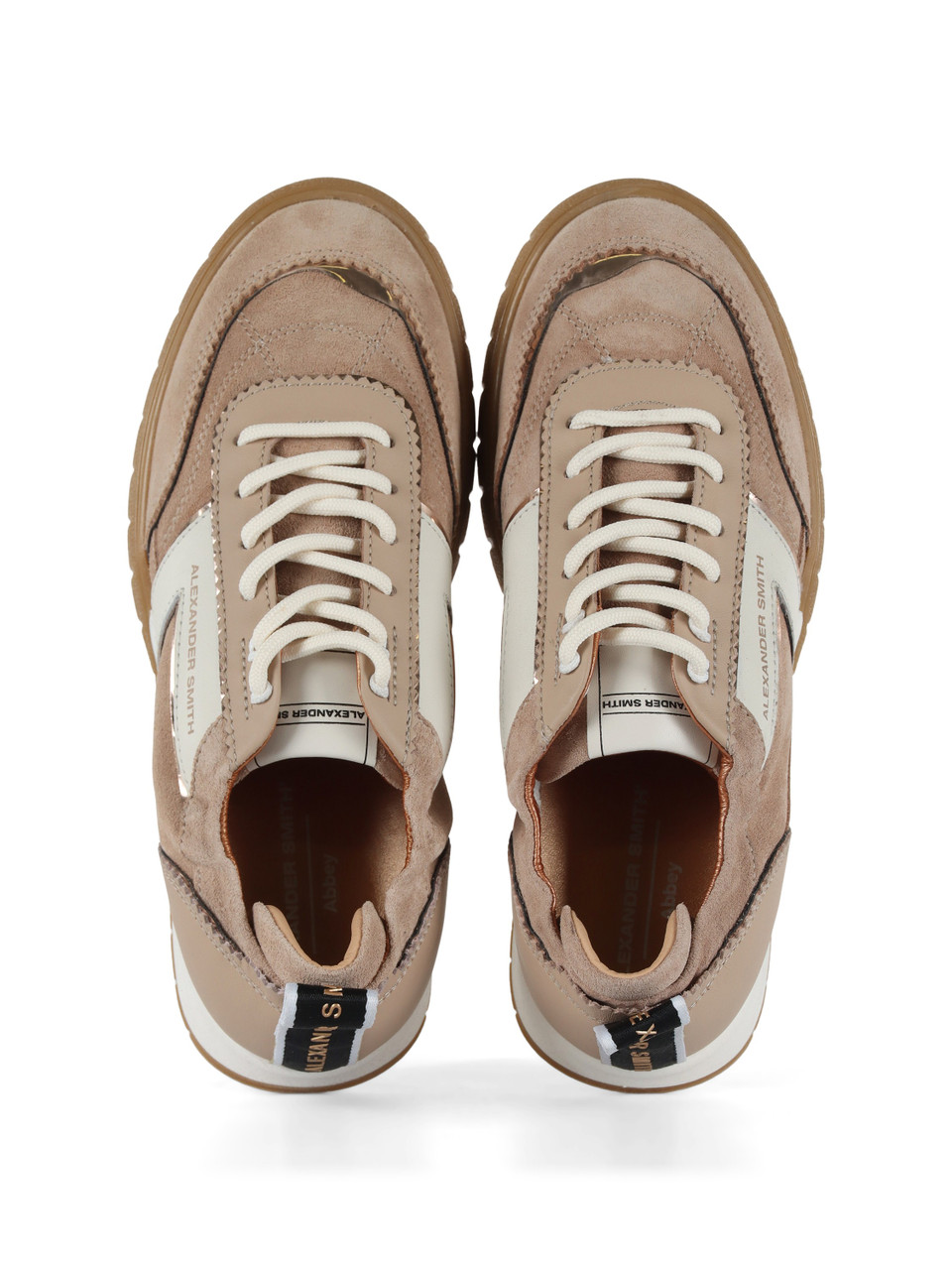 BEIGE | Sneakers in pelle ABBEY