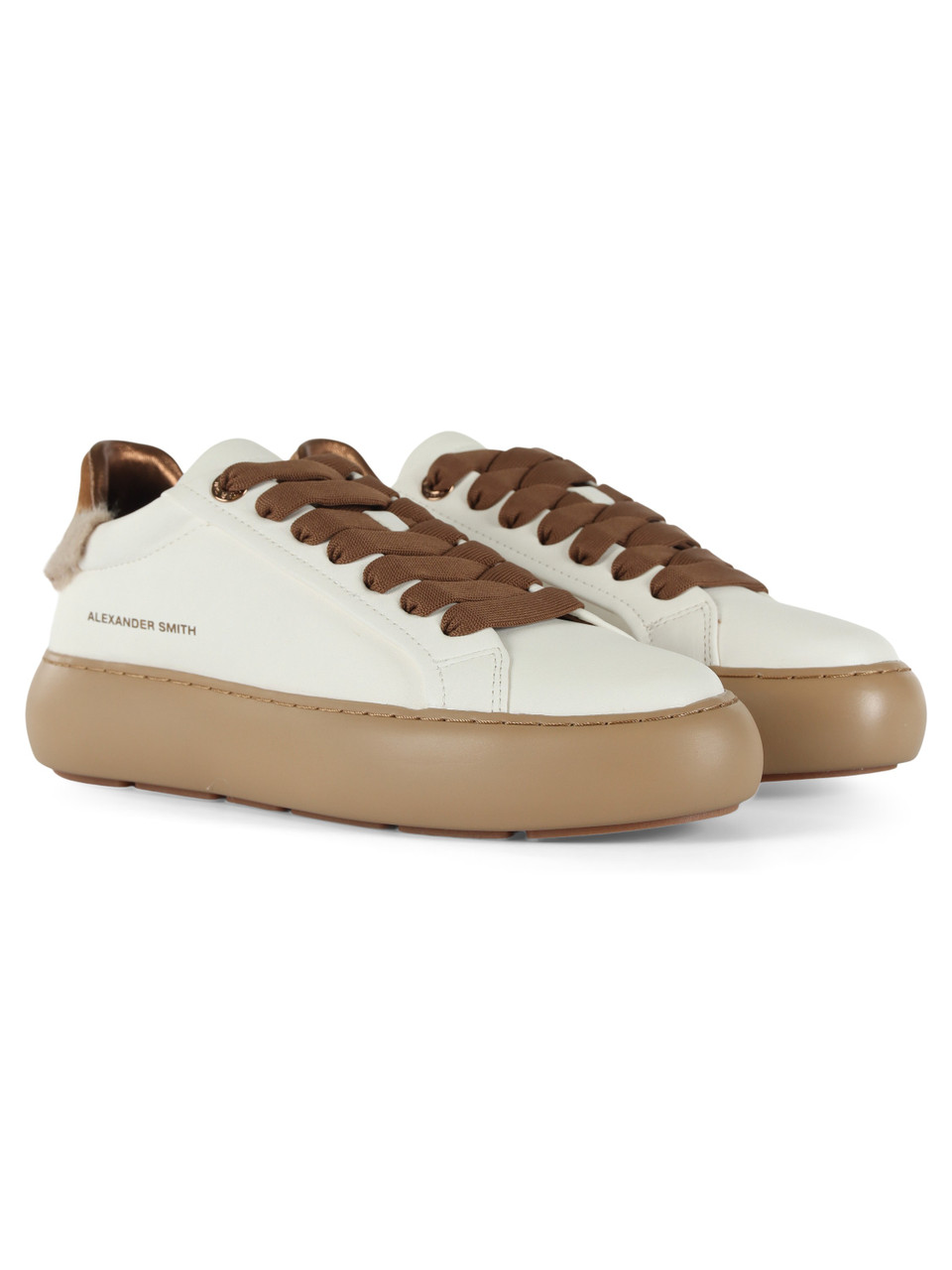 bianco/beige | Sneakers in pelle SOHO
