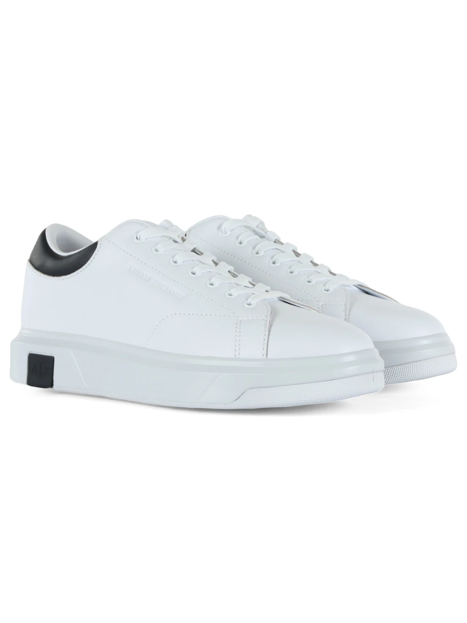 BIANCO | Sneakers in pelle rivestita con scritta logo