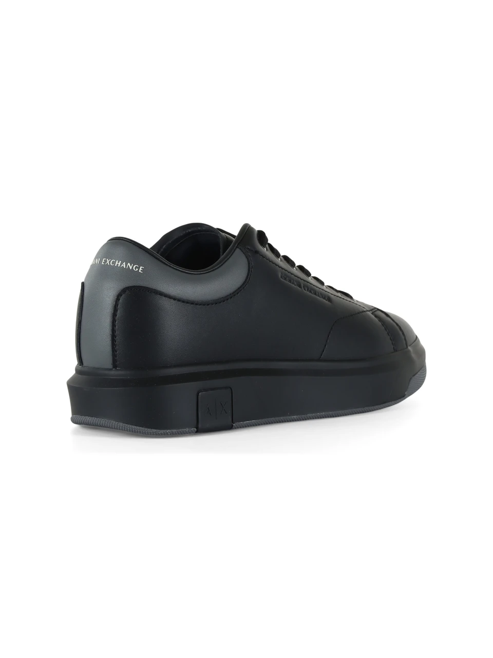 NERO | Sneakers in pelle rivestita con scritta logo