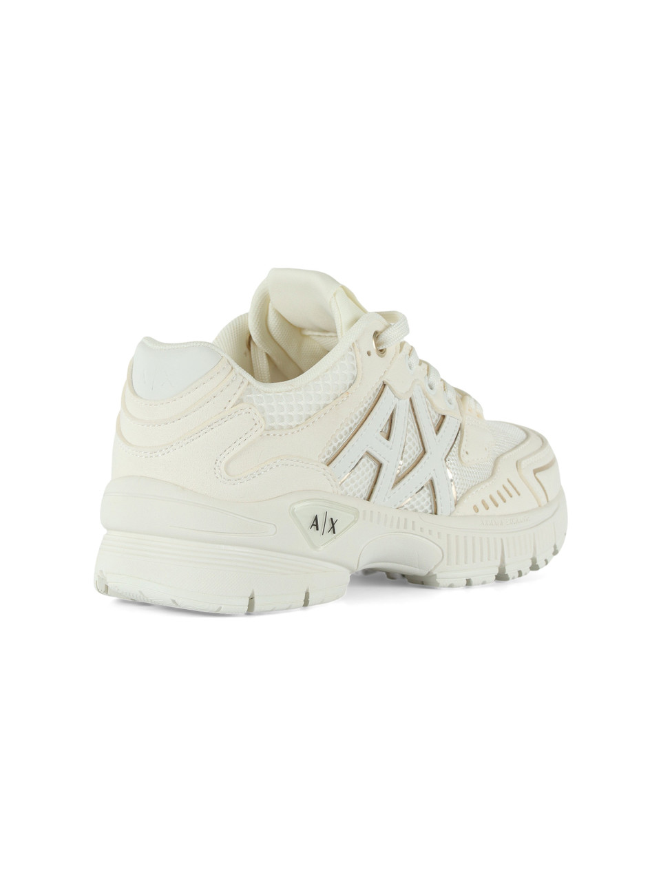 OFF WHITE | Sneakers in tessuto ed eco suede con patch logo