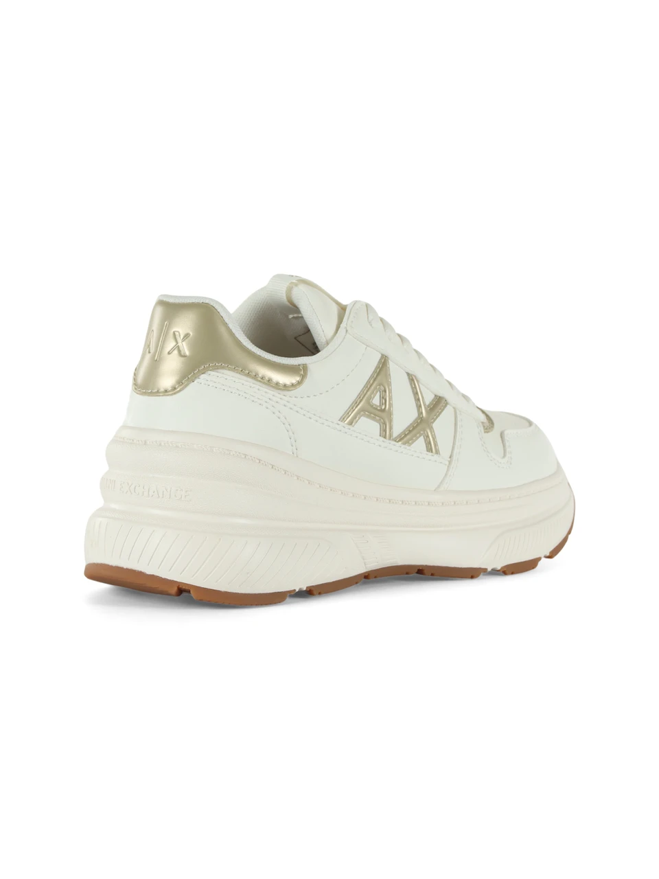 BIANCO | Sneakers in ecopelle con patch logo