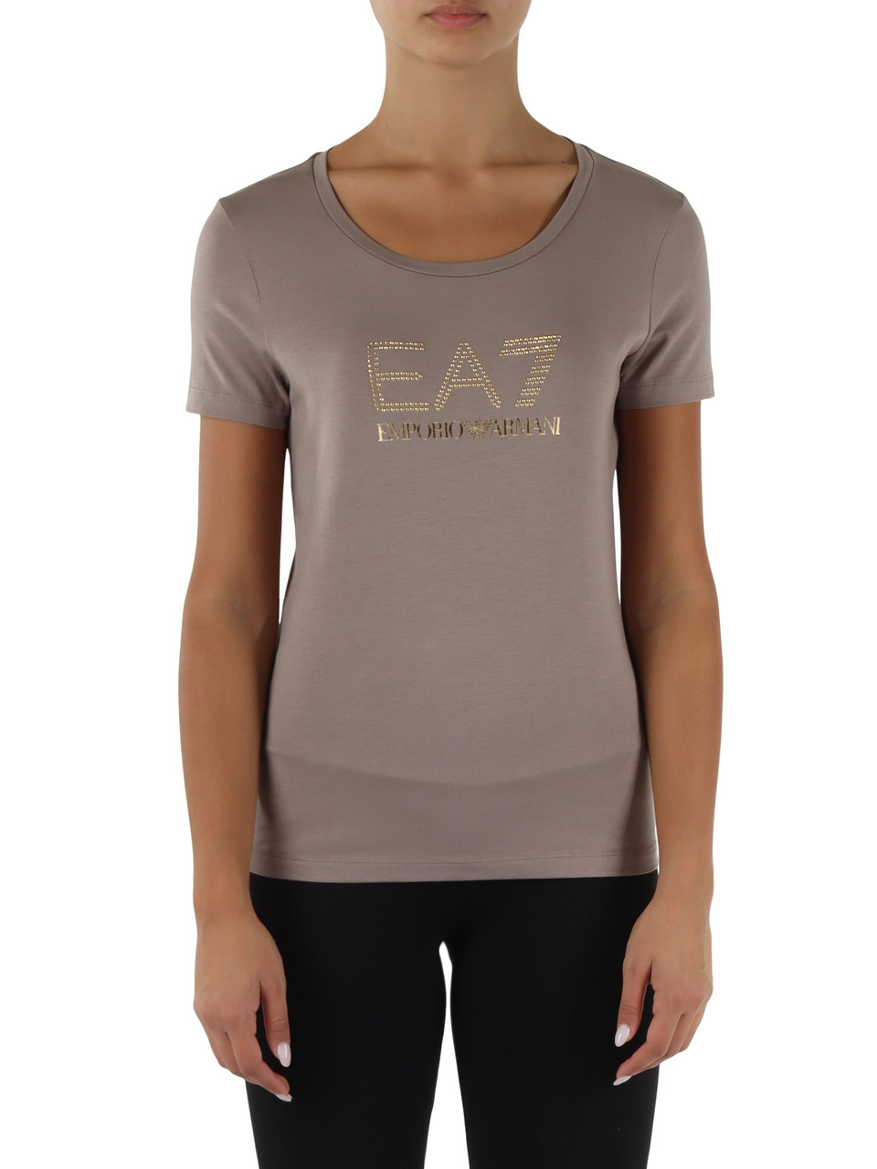 TORTORA | T-shirt slim fit in cotone e modal stretch