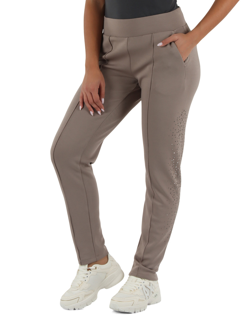TORTORA | Pantaloni sportivi in misto modal con zip