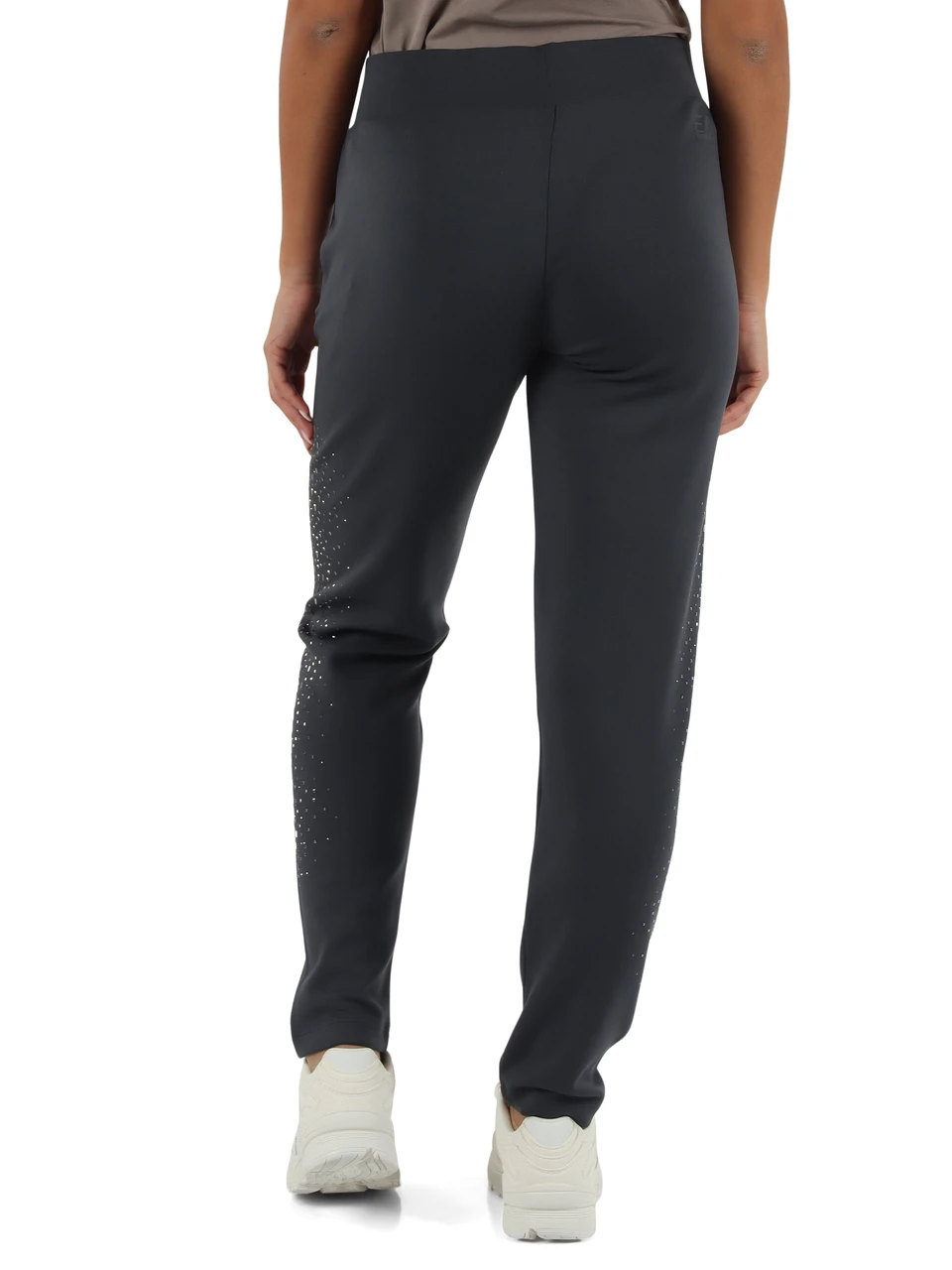 GRIGIO SCURO | Pantaloni sportivi in misto modal con zip