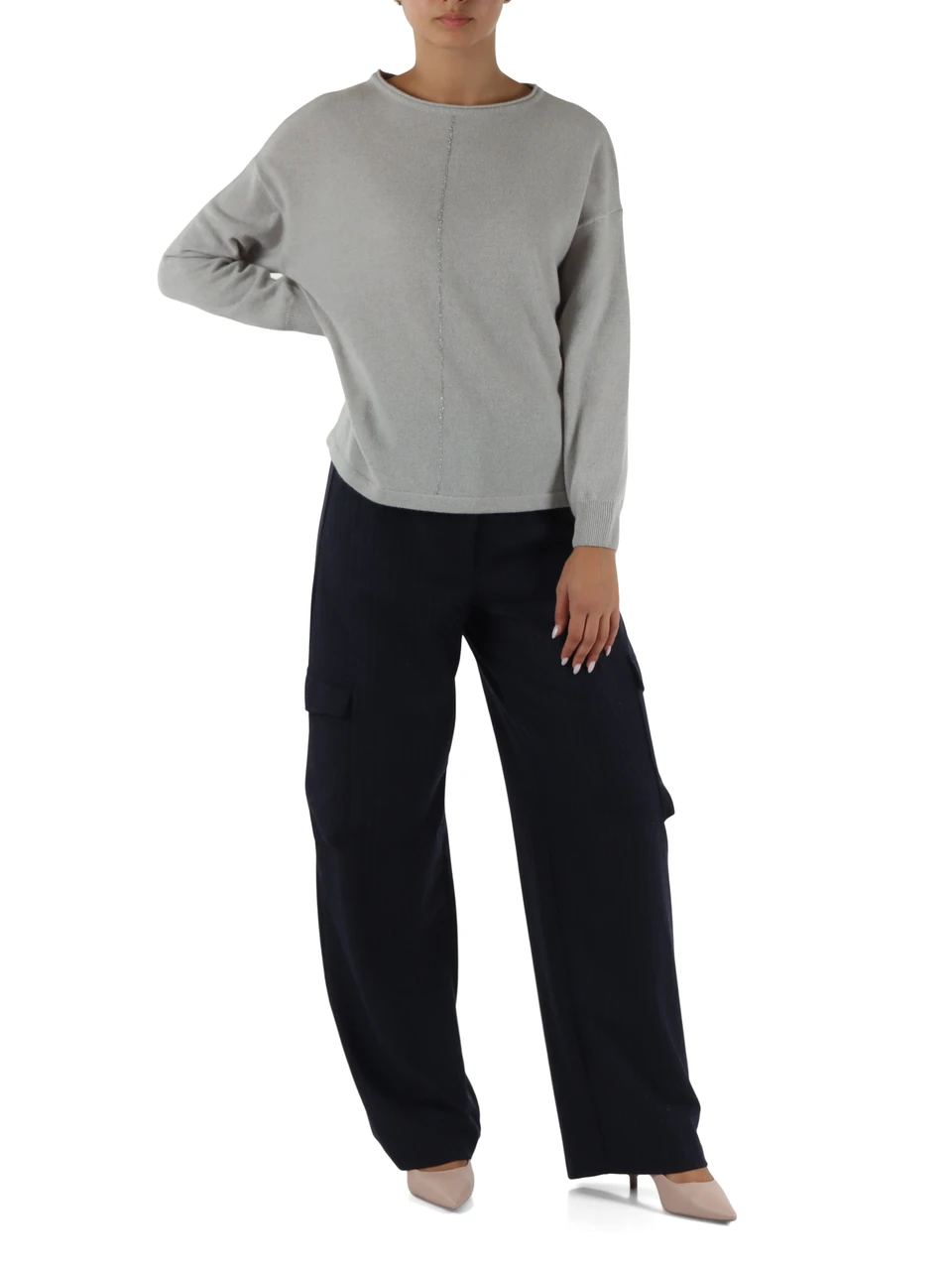 BLU | BARDAZZI X PINKO: Pantalone in misto lana CALDARO