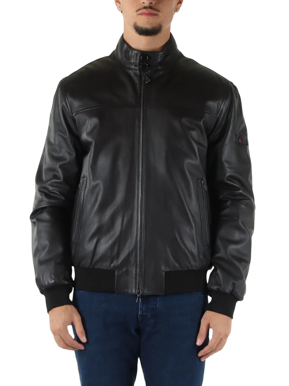 NERO | Piumino in pelle FIONIA LE TTP 01
