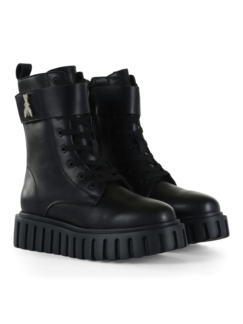 NERO | GIRL: Anfibi in pelle PPJ448