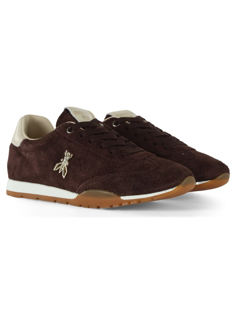 marrone scuro | GIRL: Sneakers in pelle PPJ424