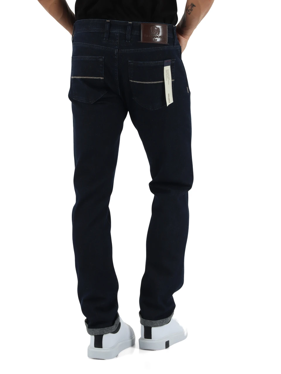 BLU SCURO | Pantalone jeans regular slim fit MICHELANGELO CORTINA