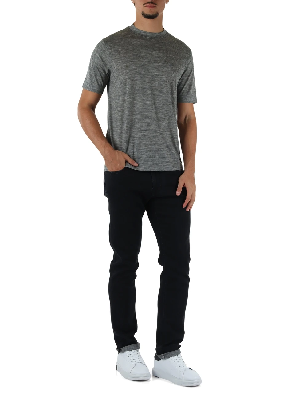 NERO | Pantalone jeans regular slim fit MICHELANGELO DENIM TENCEL