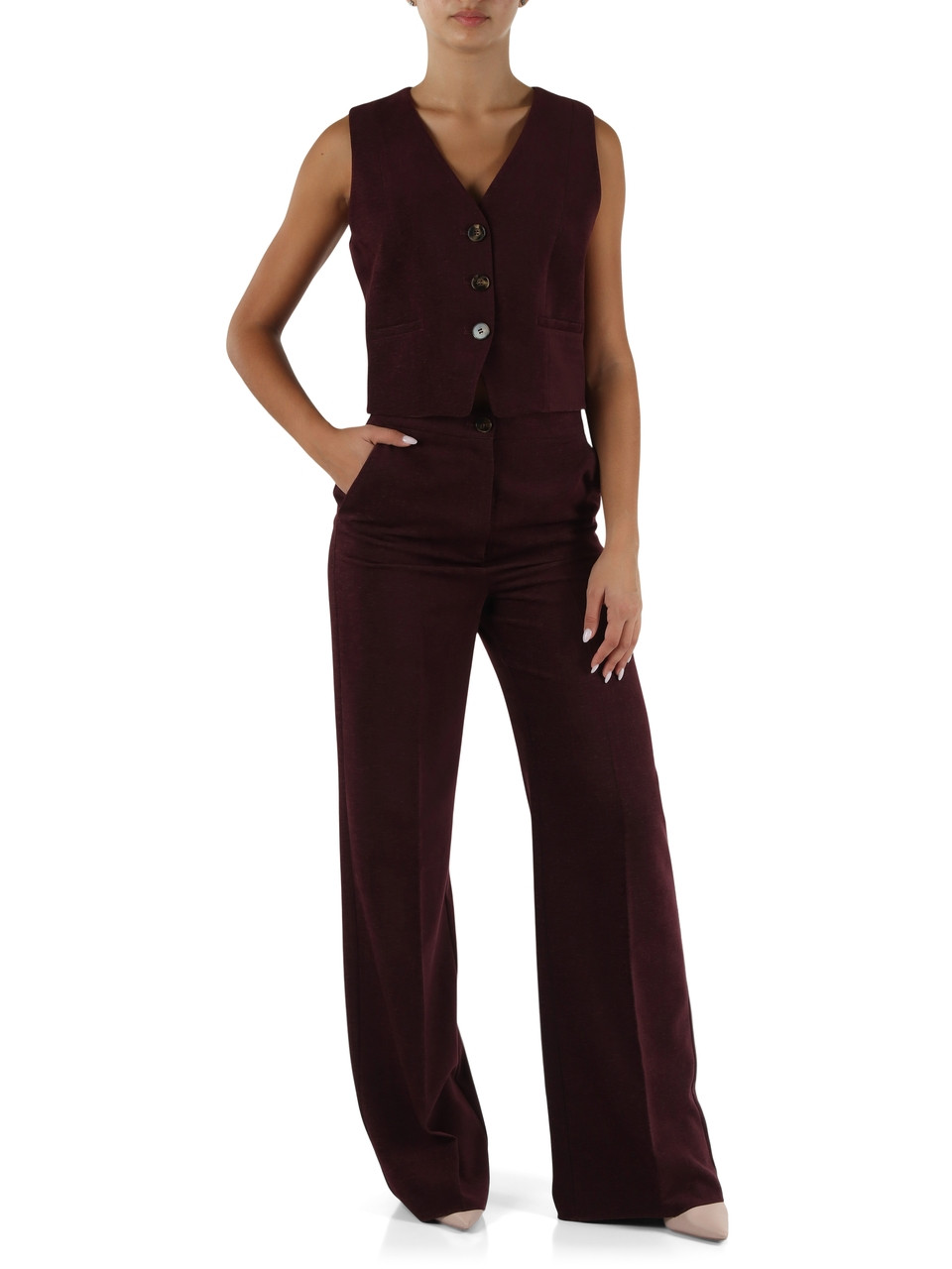 VINACCIA | Completo gilet e pantalone EGIZIO in ciniglia