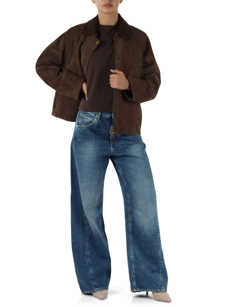 MARRONE | Giacca in suede CAMERON Tri-Seasons