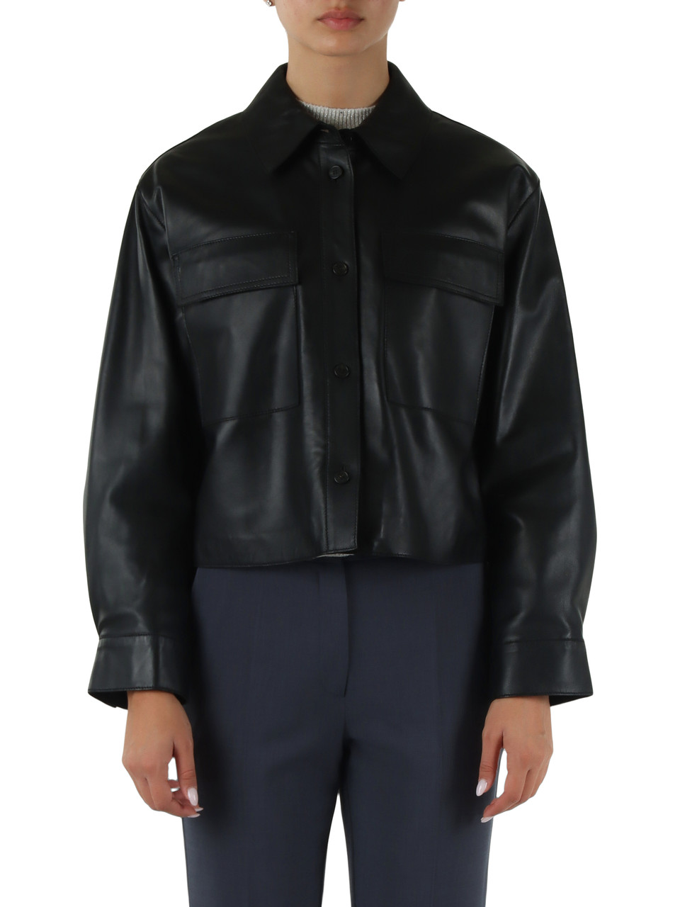 NERO | Giacca in pelle PIOVRA